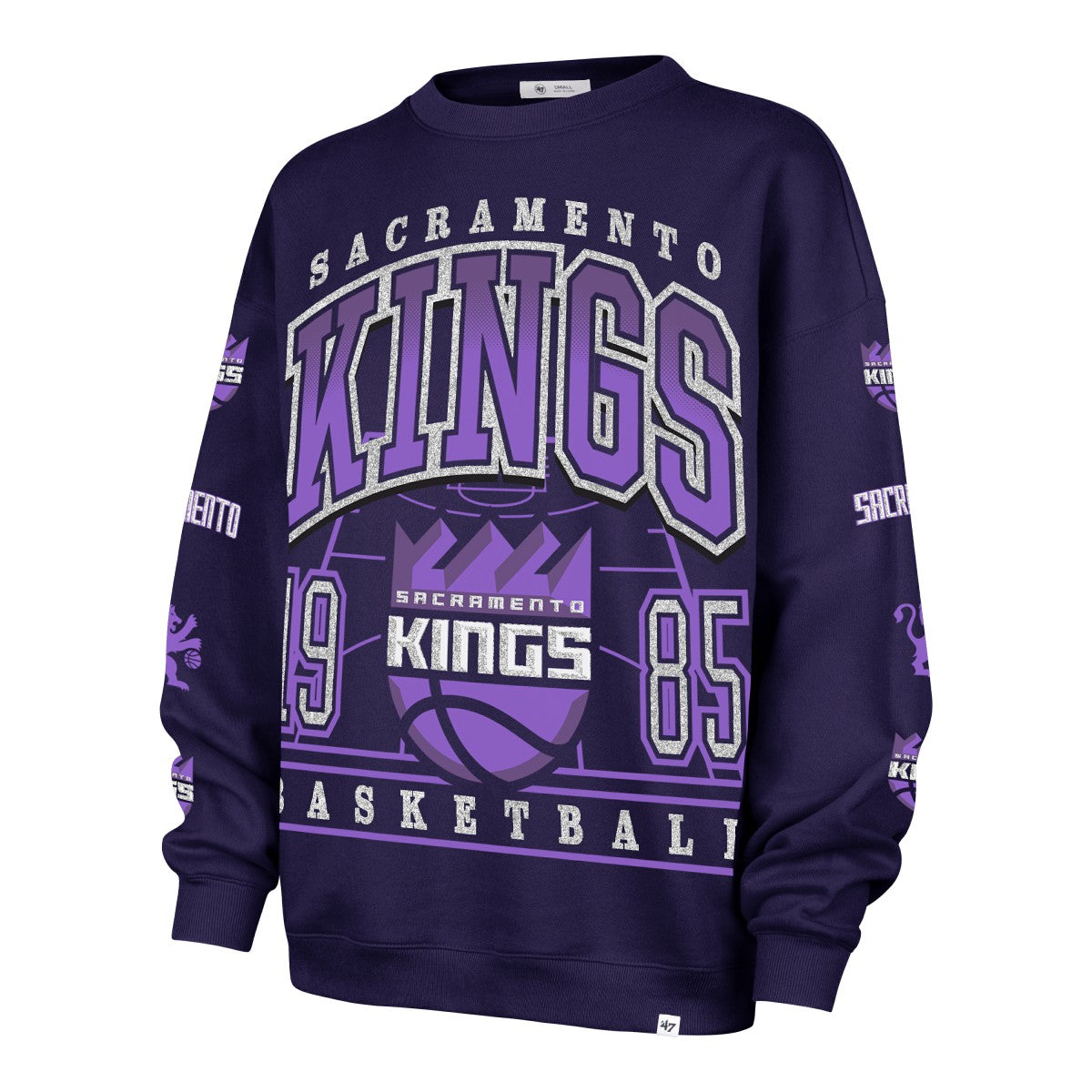 Sacramento Kings '47 Women's 2025/26 City Edition Go Big Oversized Sweatshirt - Purple shop