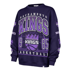 Sacramento Kings '47 Women's 2025/26 City Edition Go Big Oversized Sweatshirt - Purple shop