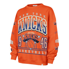 New York Knicks '47 Women's 2025/26 City Edition Go Big Oversized Sweatshirt - Orange on sale