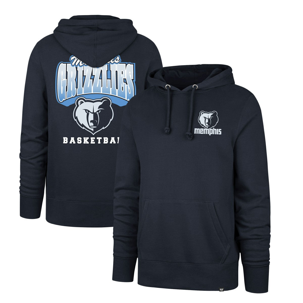 Memphis Grizzlies '47 2025/26 City Edition Jab Step Headline Hoodie - Navy for sale