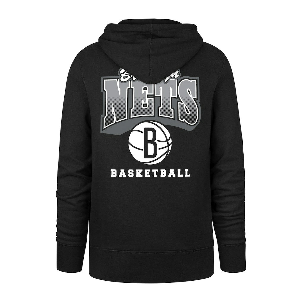 Brooklyn Nets '47 2025/26 City Edition Jab Step Headline Hoodie - Black for sale