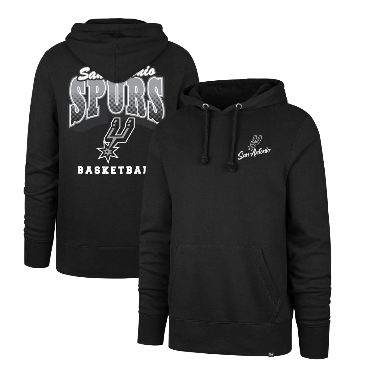 San Antonio Spurs '47 2025/26 City Edition Jab Step Headline Hoodie - Black discount