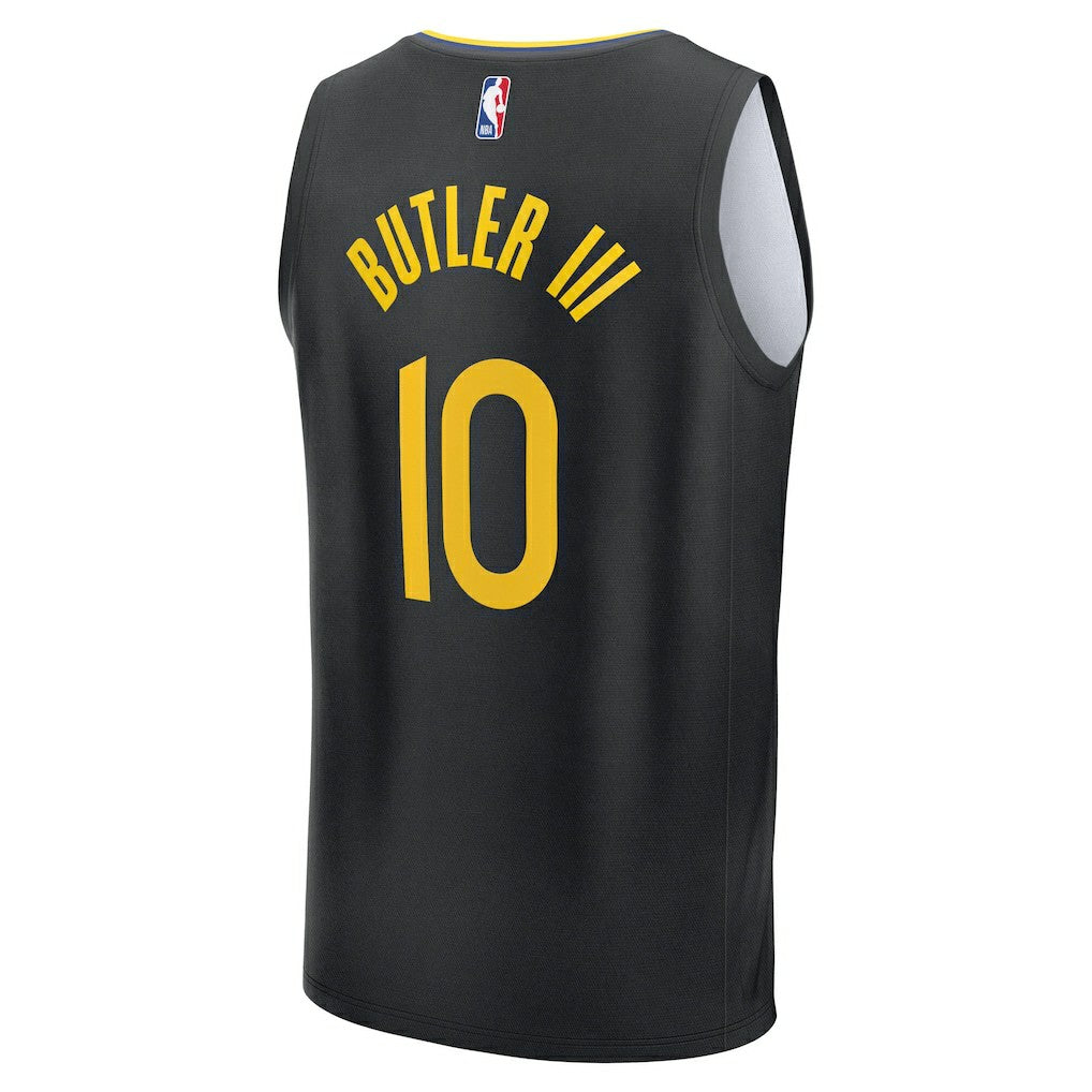 Jimmy Butler III Golden State Warriors Fast Break Replica Player Jersey sale - Statement Editi- Black for sale