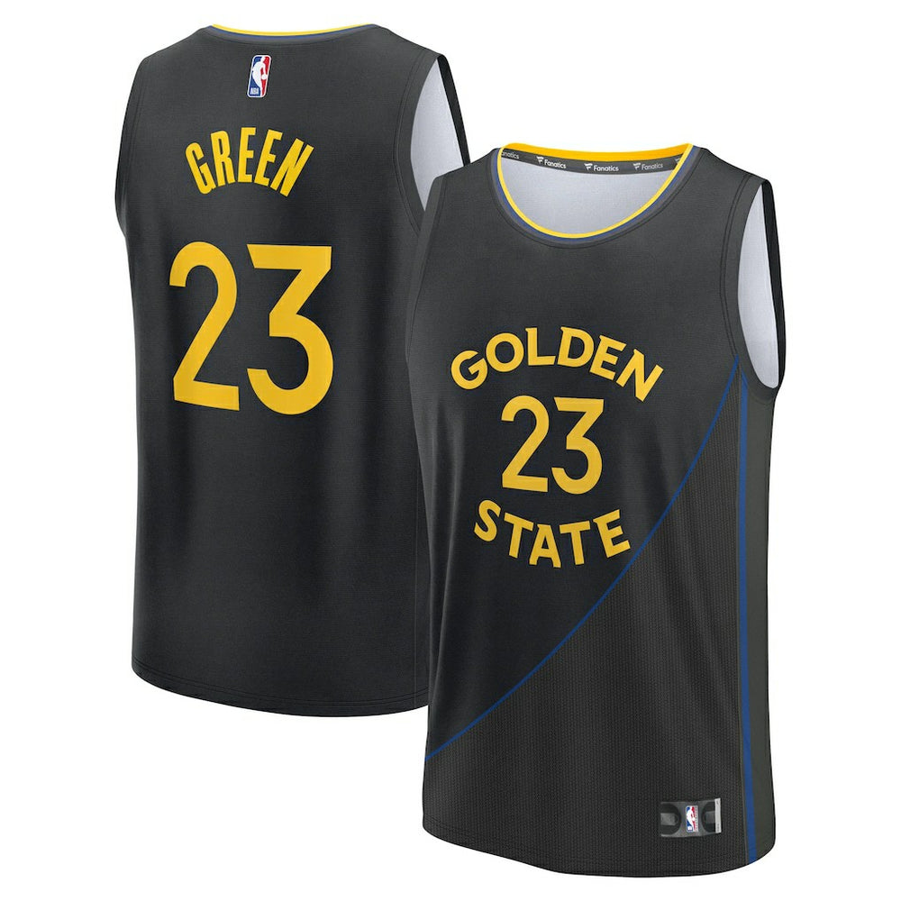Draymond Green Golden State Warriors Fast Break Replica Player Jersey sale - Statement Editi- Black cheap