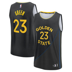 Draymond Green Golden State Warriors Fast Break Replica Player Jersey sale - Statement Editi- Black cheap