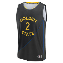 Brandin Podziemski Golden State Warriors Fast Break Replica Player Jersey sale - Statement Editi- Black for sale