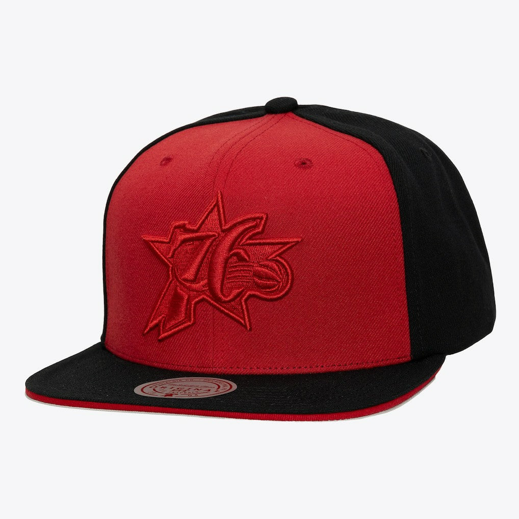 Philadelphia 76ers Color Pop Snapback Hat - Red/Black cheap