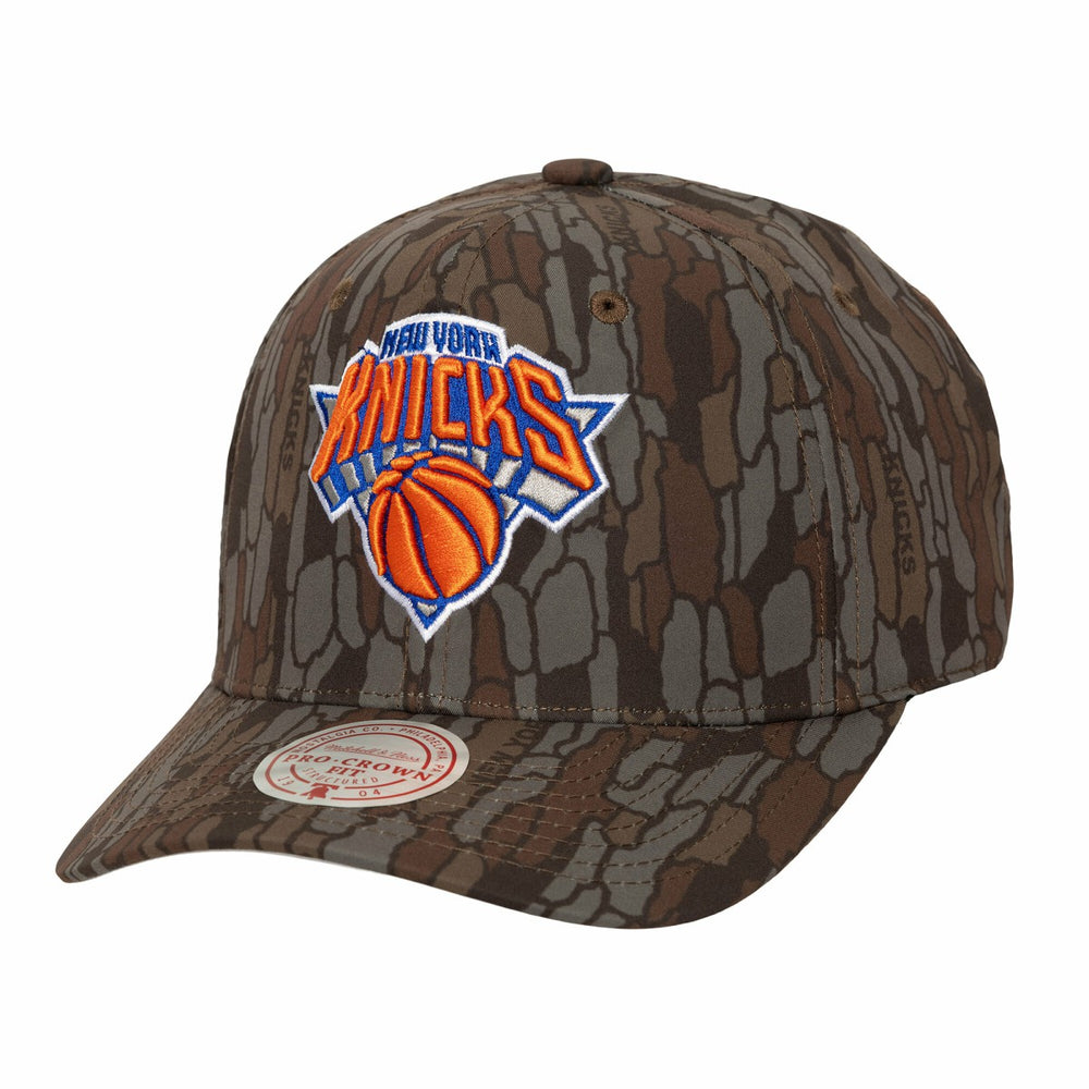 New York Knicks Hidden Pro-Crown Adjustable Hat - Camo for sale