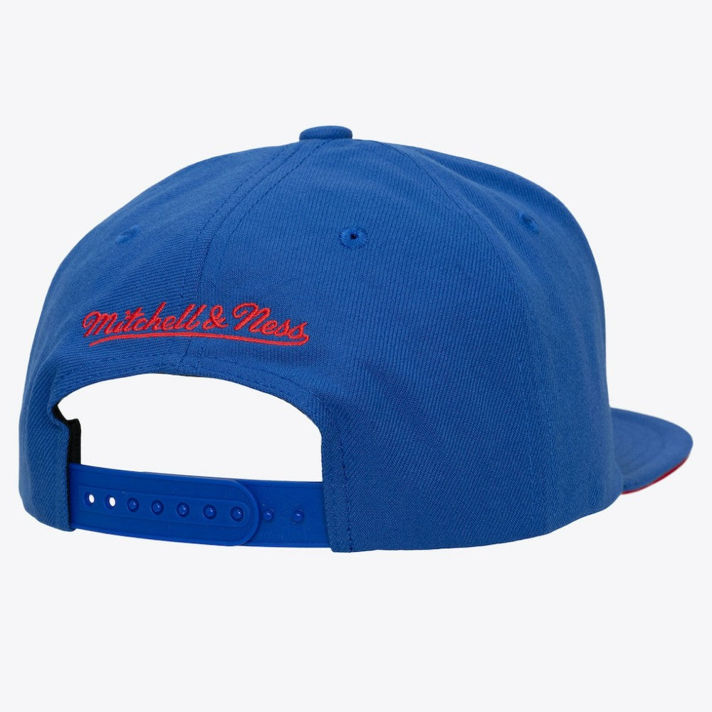 New York Rangers Mitchell & Ness Color Pop Snapback Hat - Red/Blue Hats