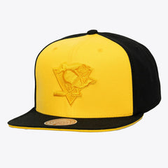 Pittsburgh Penguins Mitchell & Ness Color Pop Snapback Hat - Gold/Black Hats