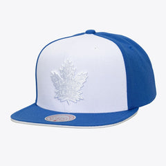 Toronto Maple Leafs Mitchell & Ness Color Pop Snapback Hat - White/Blue Hats