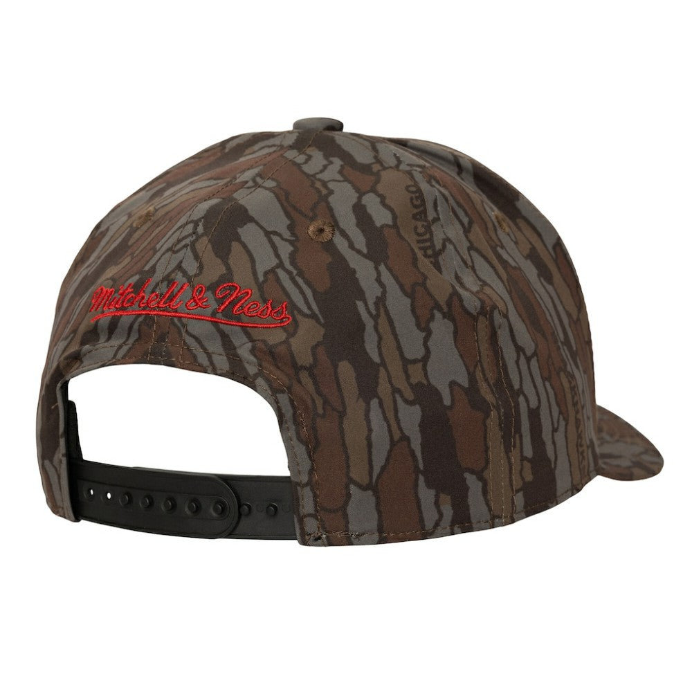 Chicago Blackhawks Mitchell & Ness Hidden Camo Pro Crown Adjustable Hat - Camo Hats