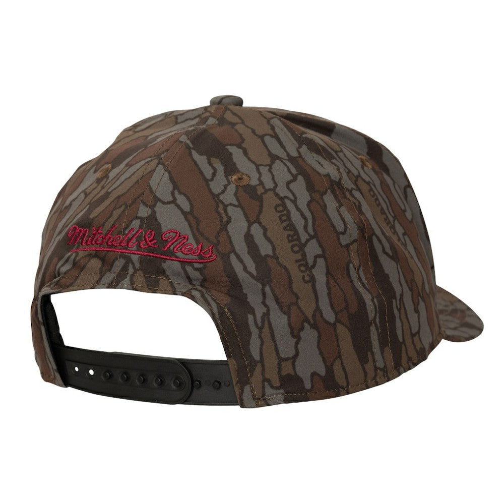 Colorado Avalanche Mitchell & Ness Hidden Camo Pro Crown Adjustable Hat - Camo Hats