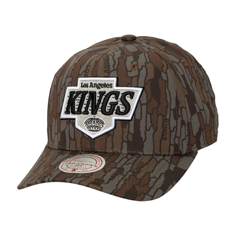 Los Angeles Kings Mitchell & Ness Hidden Camo Pro Crown Adjustable Hat - Camo Hats