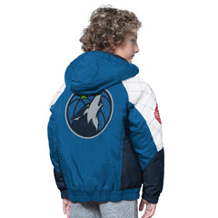 Minnesota Timberwolves Starter Youth All Time Pro Jr. Full-Zip Hoodie Jacket - Blue/Navy for sale