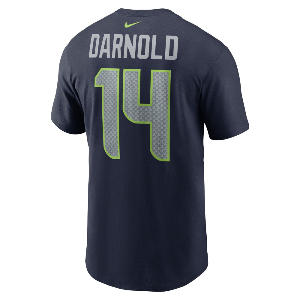 Sam Darnold Seattle Seahawks Name & Number T-Shirt - College Navy cheap