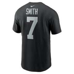 Geno Smith Las Vegas Raiders Name & Number T-Shirt - Black for sale