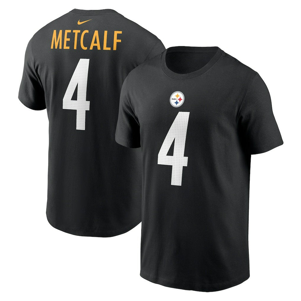 DK Metcalf Pittsburgh Steelers Name & Number T-Shirt - Black discount