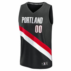 Scoot Henderson Portland Trail Blazers Fast Break Replica Jersey - Icon Edition - Black sale