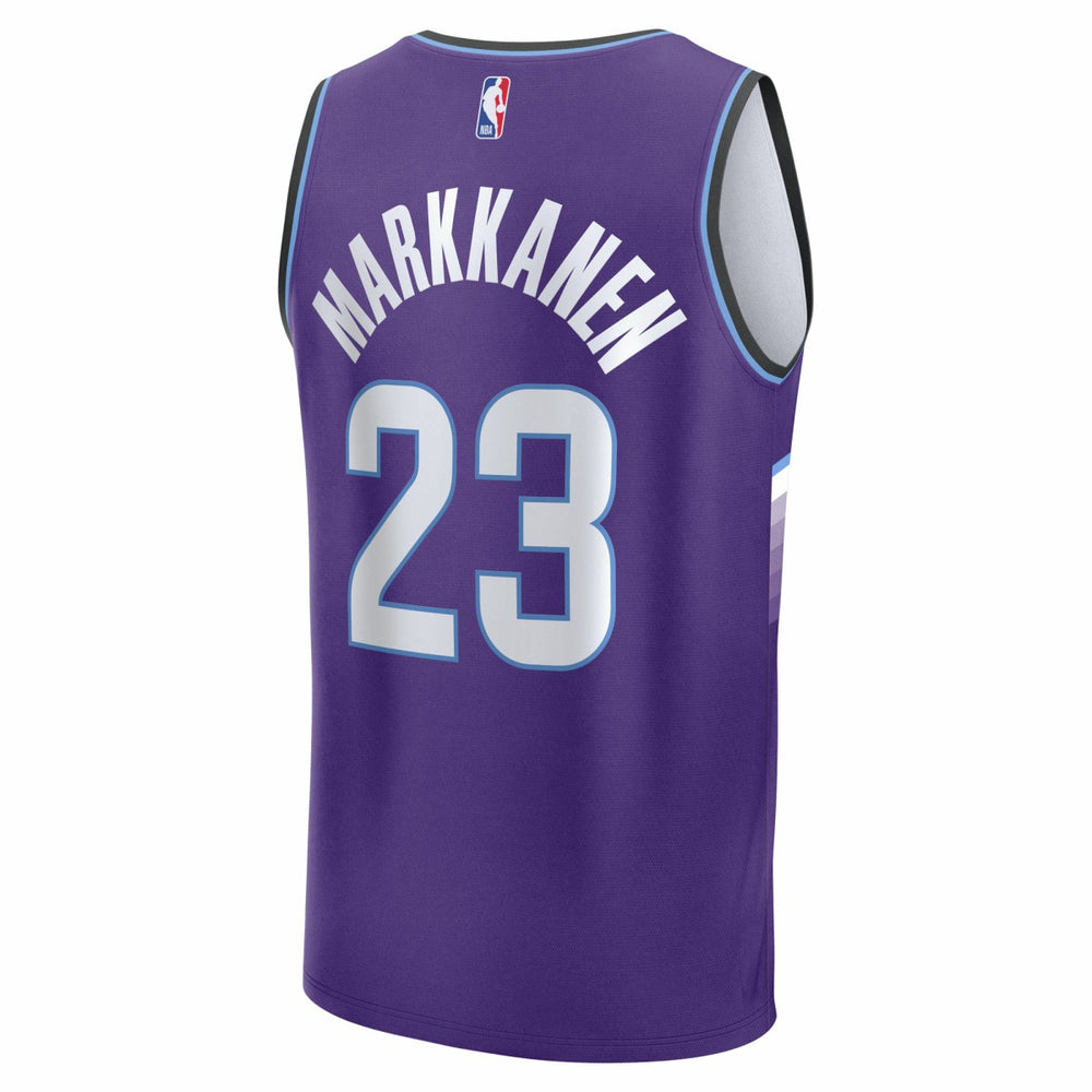 Lauri Markkanen Utah Jazz Youth Fast Break Replica Jersey - Icon Edition - Purple discount