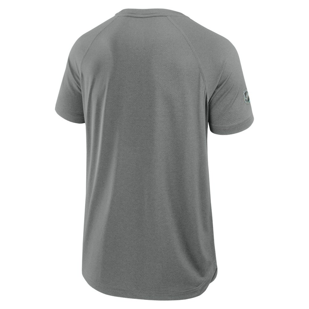 Edmonton Oilers Fanatics 2025 Stanley Cup Playoffs Authentic Pro Rink Performance T-Shirt - Heather Gray T-shirts
