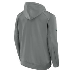 Edmonton Oilers Fanatics 2025 Stanley Cup Playoffs Authentic Pro Rink Fly Fleece Pullover Hoodie - Gray Hoodies