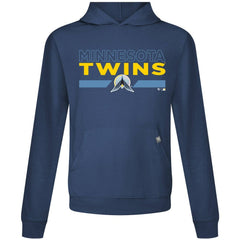 Minnesota Twins Levelwear City Connect Relay No Hitter Pullover Hoodie Navy