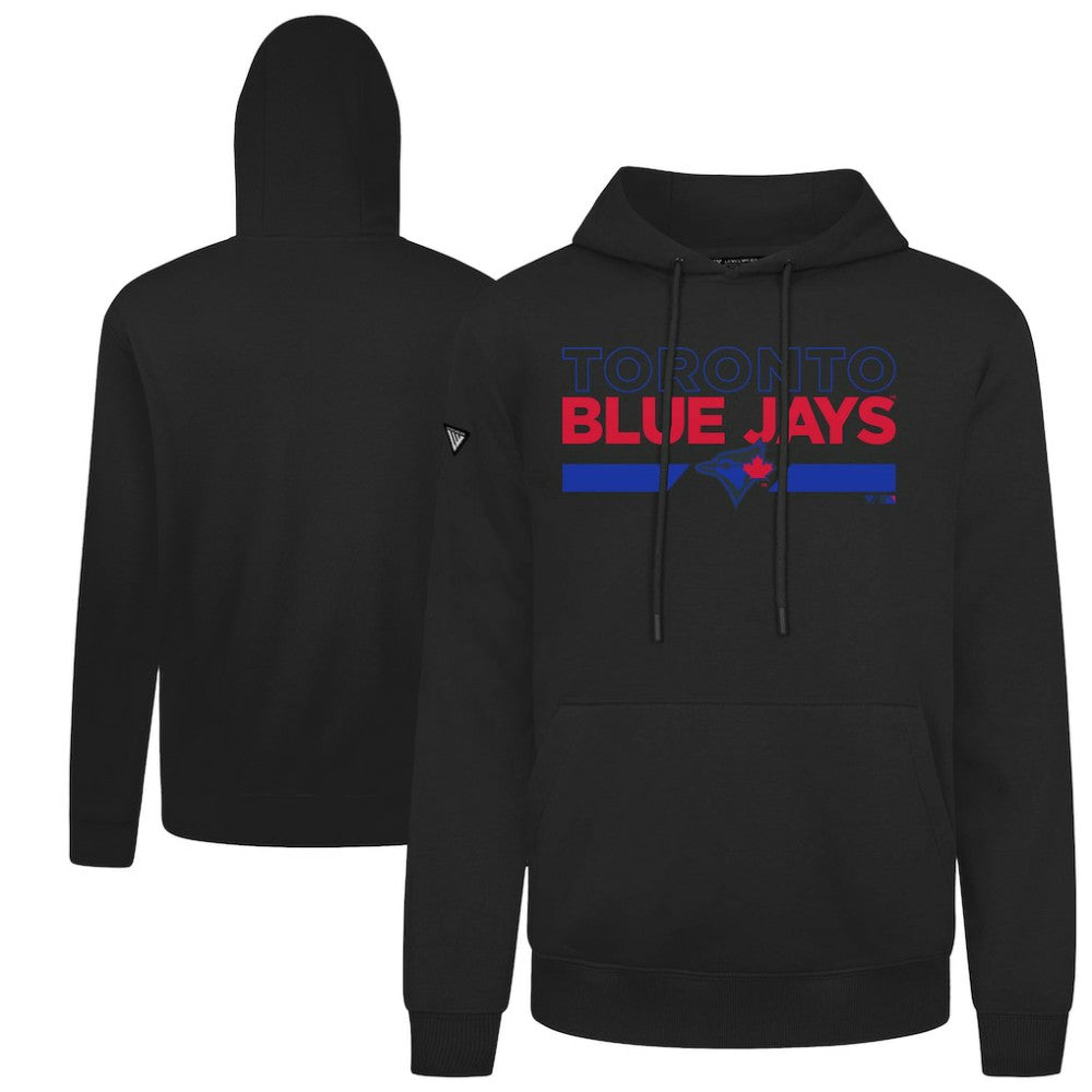 Toronto Blue Jays Levelwear City Connect Podium No Hitter Pullover Hoodie Black