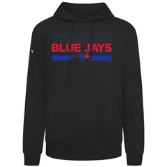 Toronto Blue Jays Levelwear City Connect Podium No Hitter Pullover Hoodie Black