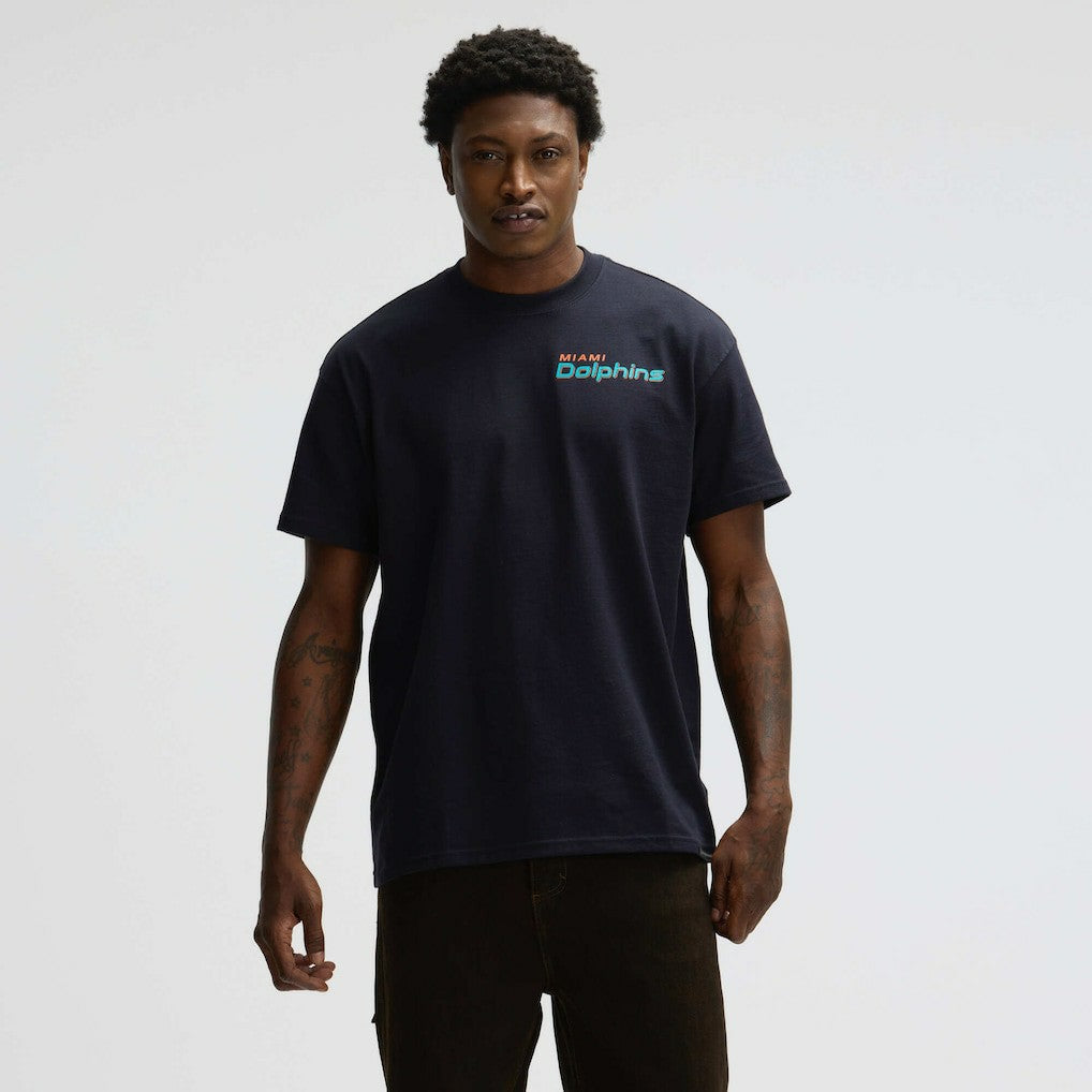 Miami Dolphins 2025 Rivalries Collection Essential Max90 T-Shirt - Pitch Blue sale