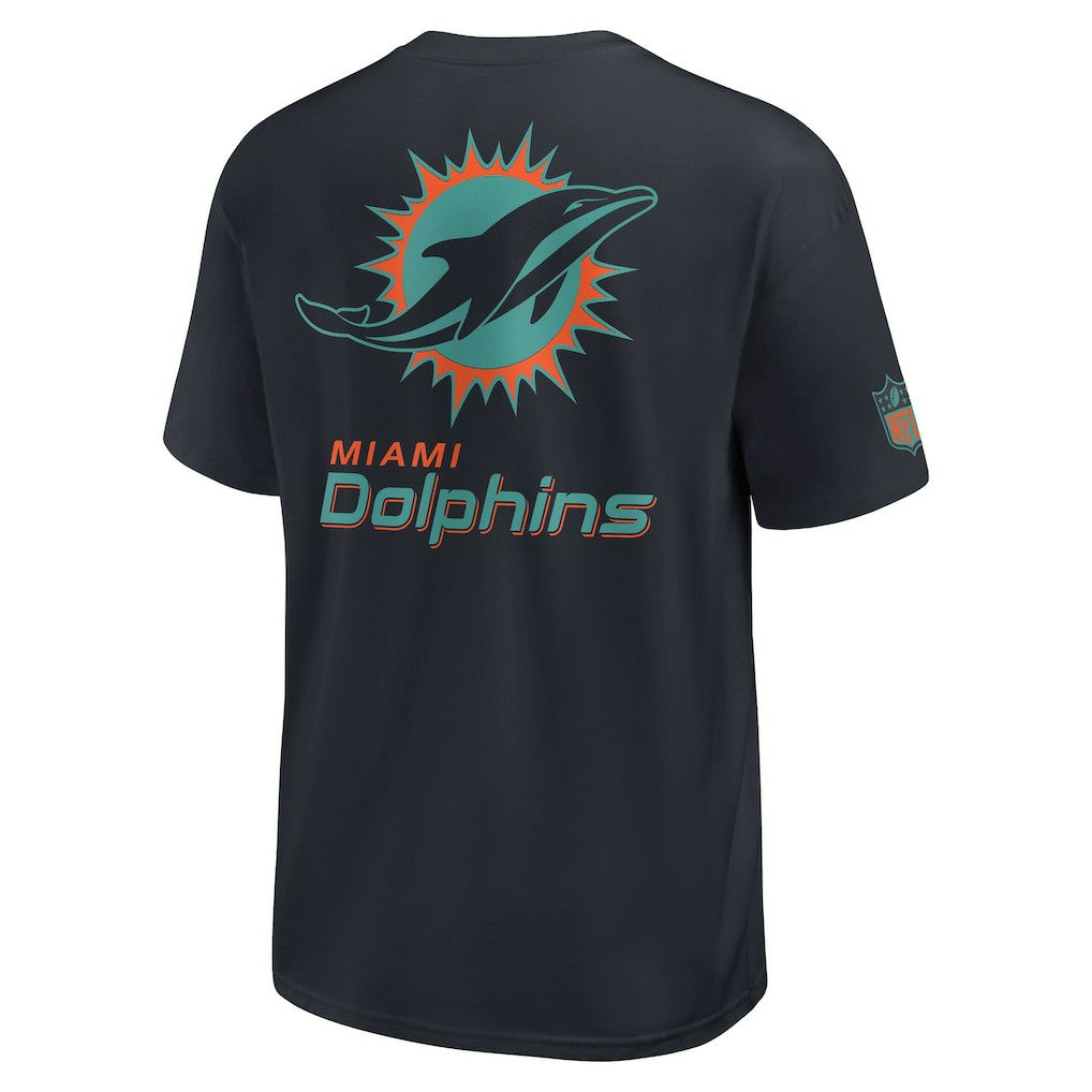 Miami Dolphins 2025 Rivalries Collection Essential Max90 T-Shirt - Pitch Blue sale