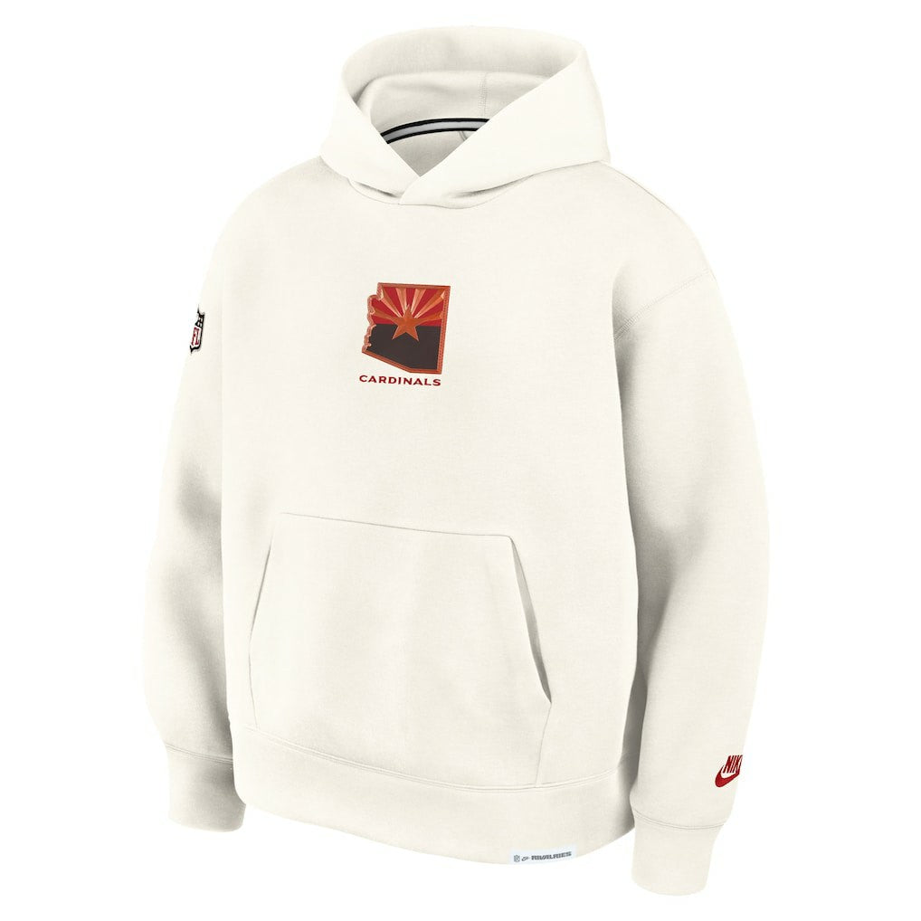 Arizona Cardinals 2025 Rivalries Collection Oversized Tech Fleece Hoodie - Natural sale