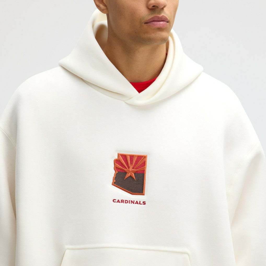 Arizona Cardinals 2025 Rivalries Collection Oversized Tech Fleece Hoodie - Natural sale