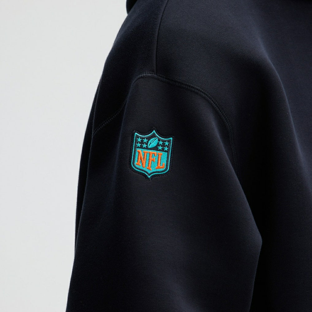 Miami Dolphins 2025 Rivalries Collection Oversized Tech Fleece Hoodie - Pitch Blue on sale