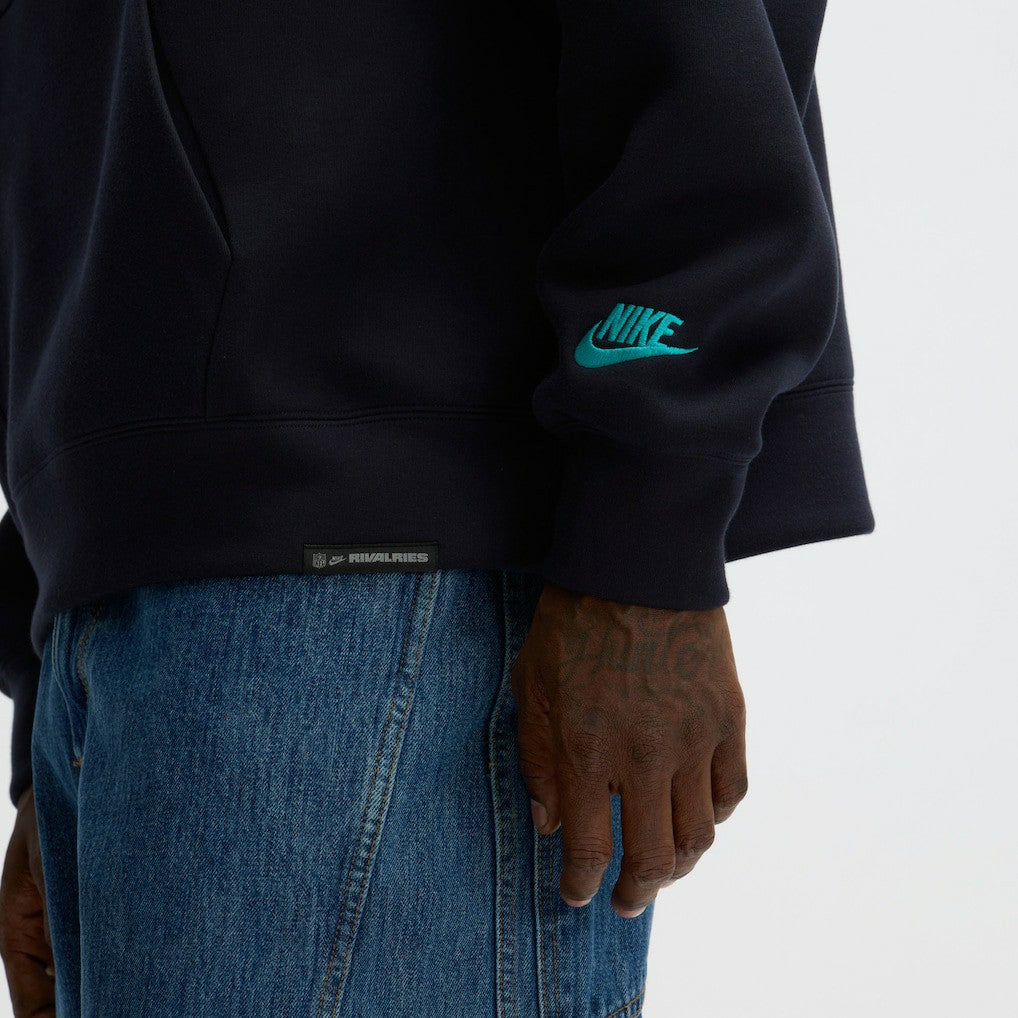 Miami Dolphins 2025 Rivalries Collection Oversized Tech Fleece Hoodie - Pitch Blue on sale