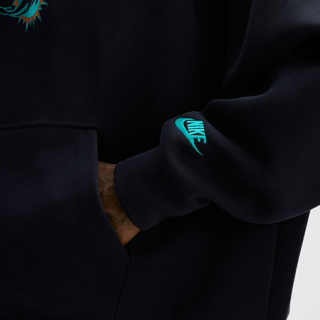 Miami Dolphins 2025 Rivalries Collection Oversized Tech Fleece Hoodie - Pitch Blue on sale