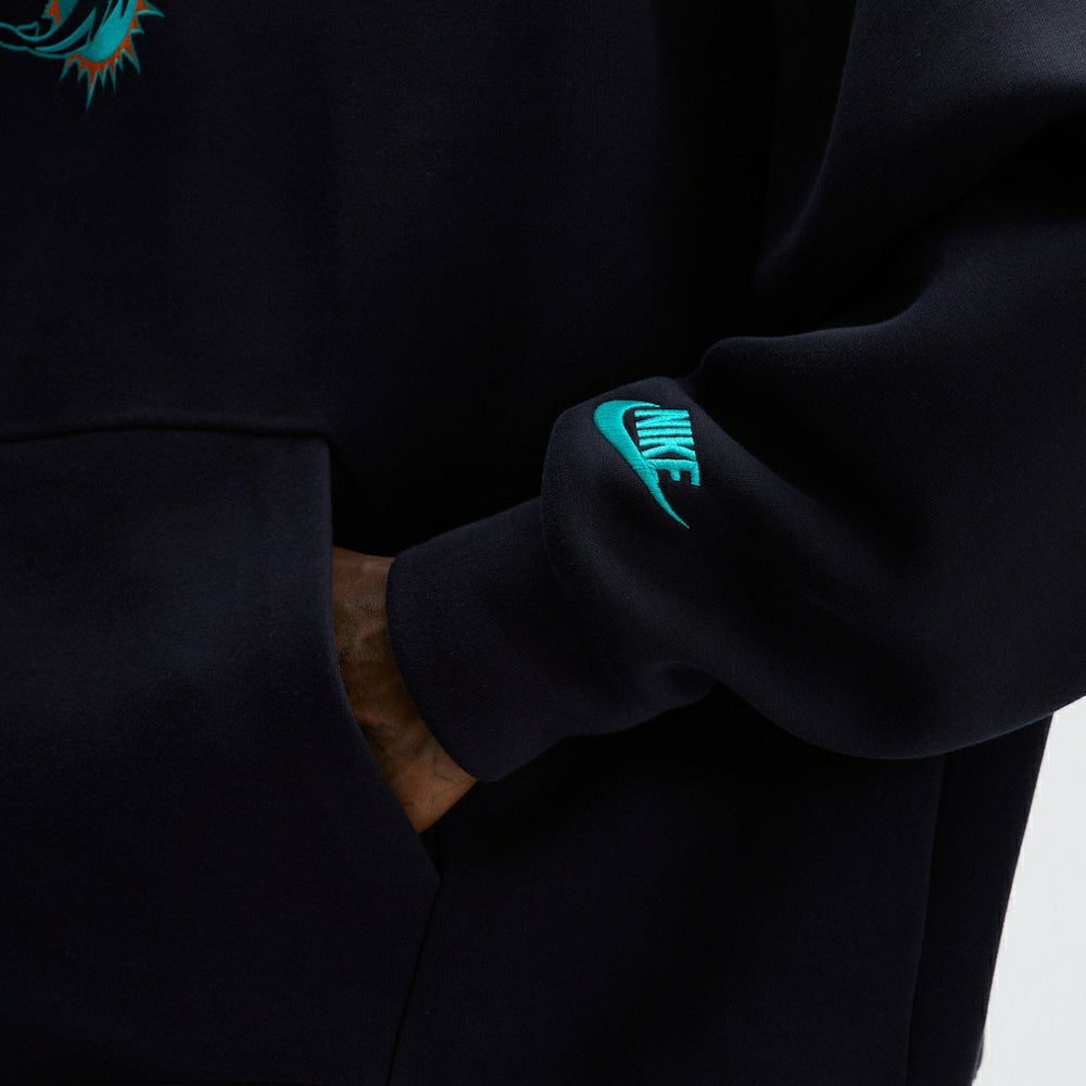 Miami Dolphins 2025 Rivalries Collection Oversized Tech Fleece Hoodie - Pitch Blue on sale