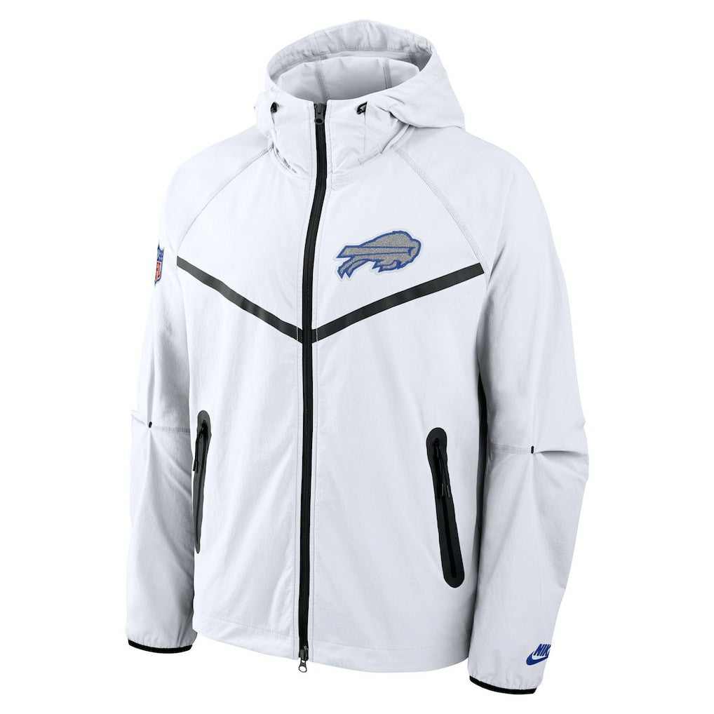 Buffalo Bills 2025 Rivalries Collection Tech Raglan Full-Zip Jacket - White discount