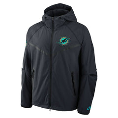Miami Dolphins 2025 Rivalries Collection Tech Raglan Full-Zip Jacket - Pitch Blue cheap