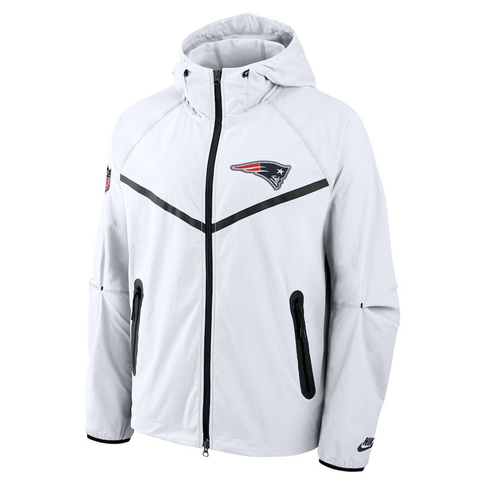 New England Patriots 2025 Rivalries Collection Tech Raglan Full-Zip Jacket - White for sale