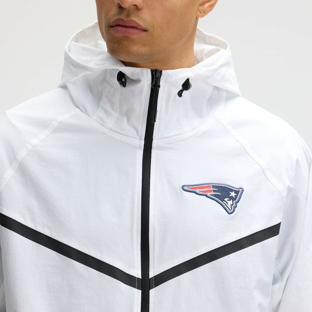New England Patriots 2025 Rivalries Collection Tech Raglan Full-Zip Jacket - White for sale