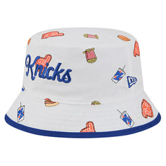 New York Knicks Team Cheer Reversible Bucket Hat - White shop