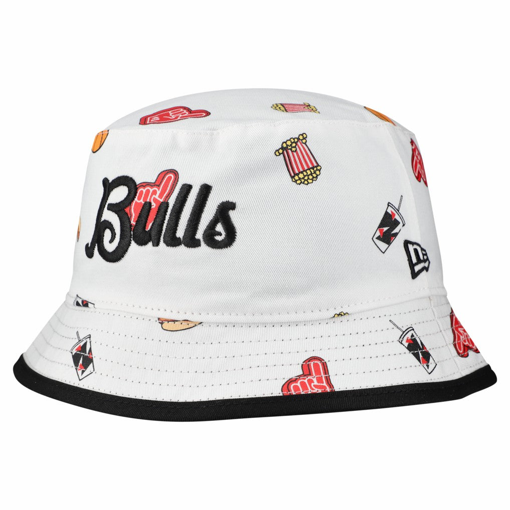 Chicago Bulls Team Cheer Reversible Bucket Hat - White outlet
