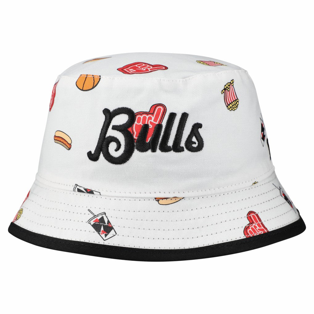 Chicago Bulls Team Cheer Reversible Bucket Hat - White outlet