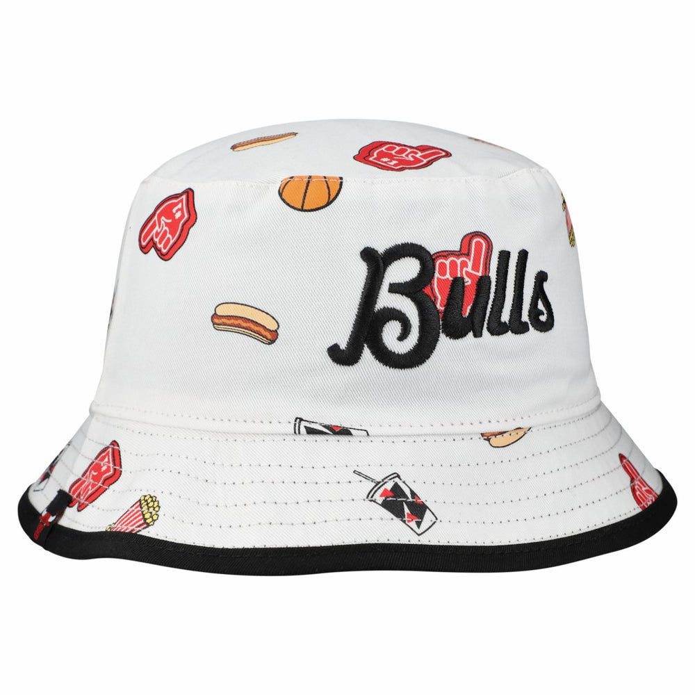 Chicago Bulls Team Cheer Reversible Bucket Hat - White outlet