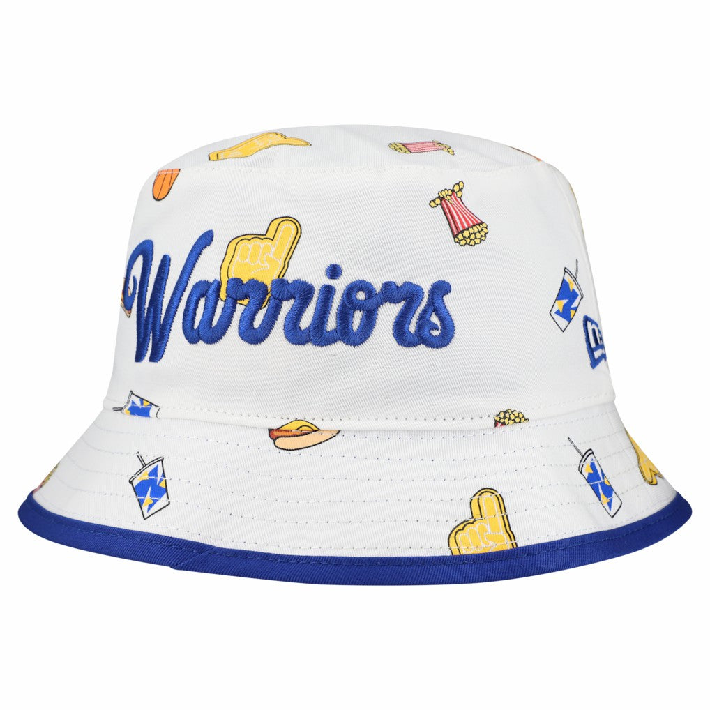 Golden State Warriors Team Cheer Reversible Bucket Hat sale - White sale
