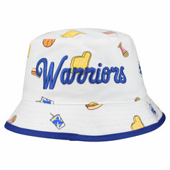Golden State Warriors Team Cheer Reversible Bucket Hat sale - White sale