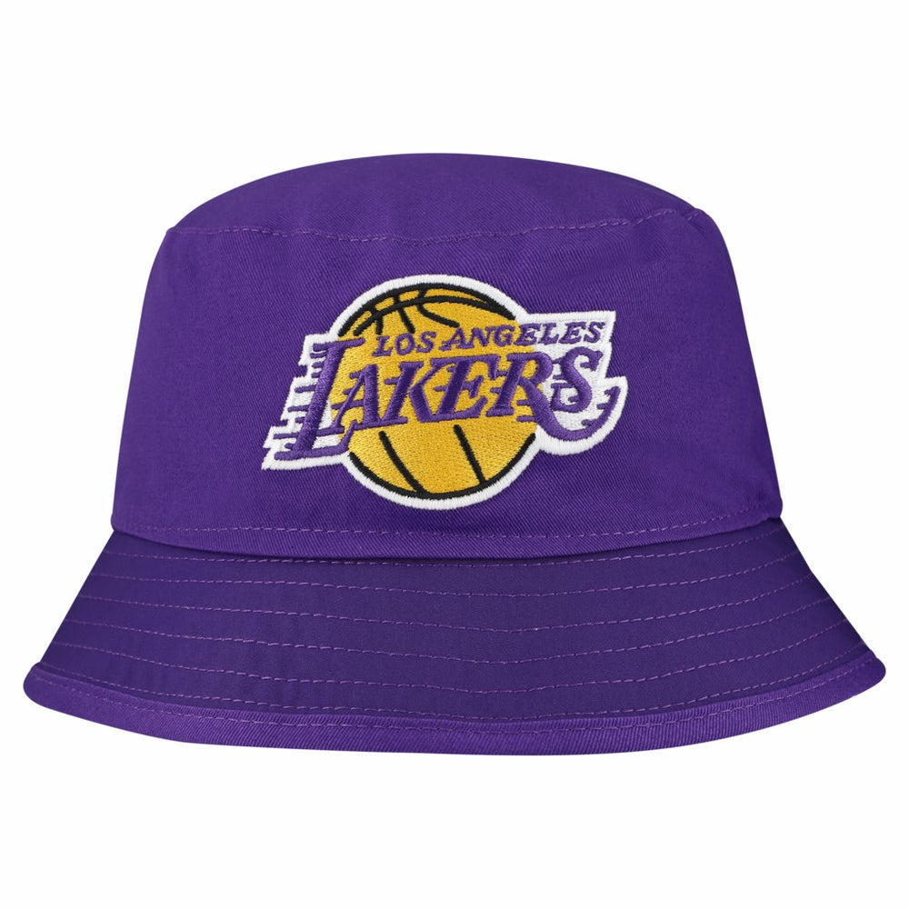 Los Angeles Lakers Team Cheer Reversible Bucket Hat - White discount
