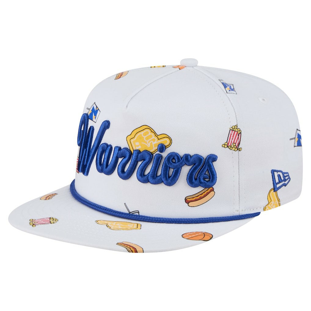 Golden State Warriors Team Cheer Rope 19TWENTY Adjustable Hat sale - White outlet