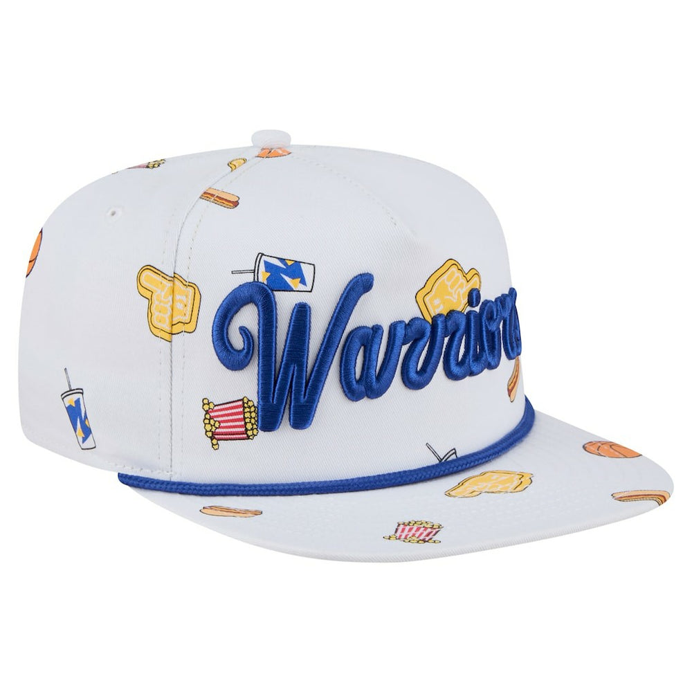 Golden State Warriors Team Cheer Rope 19TWENTY Adjustable Hat sale - White outlet